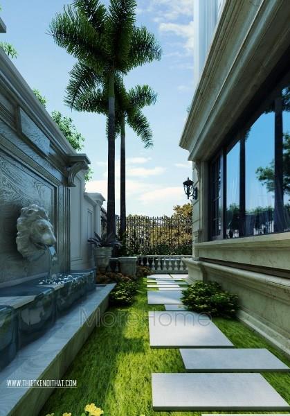 Thiết kế kiến trúc và nội thất biệt thự tại khu đô thị Xuân Phương sang trọng